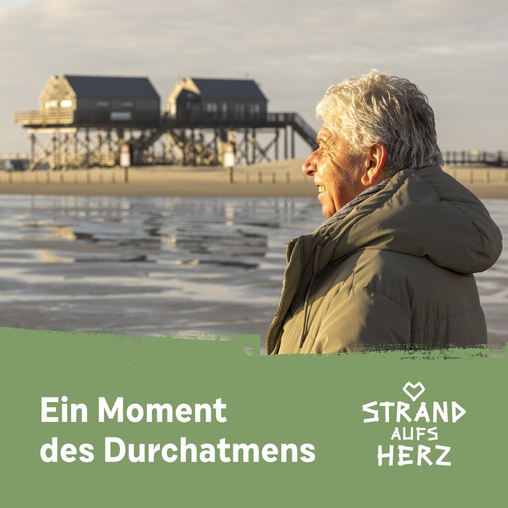Kampagnenbild "Ein Moment des Durchatmens" mit Ankerlink auf Videoformat