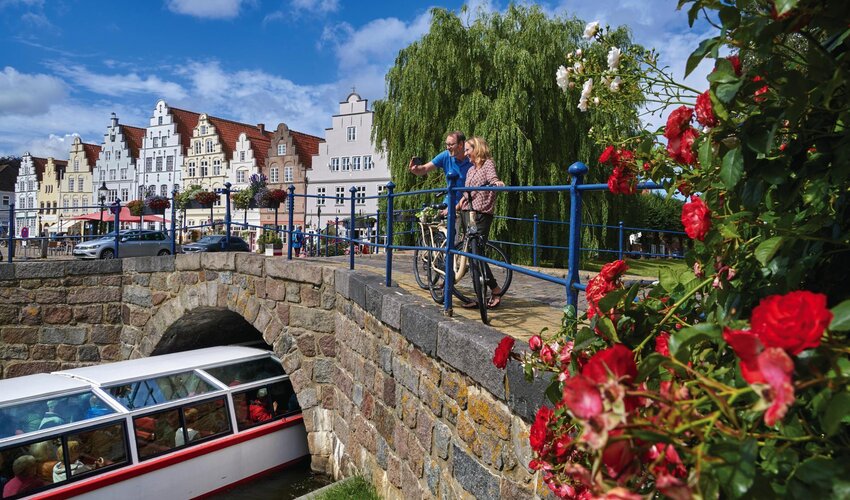 Radtour über die Grachtenbrücken