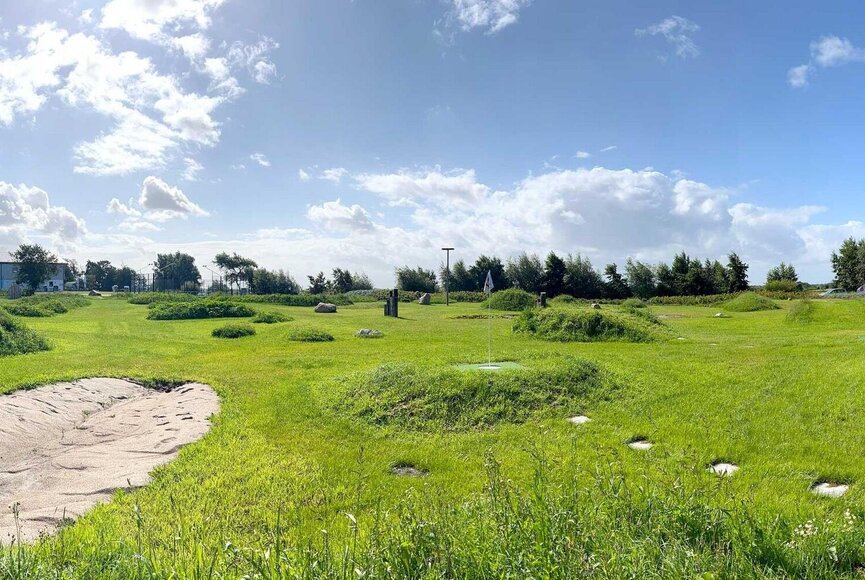 Außenanlage des Sportparks Tating