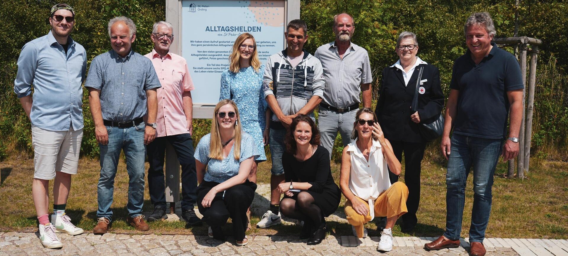 Gruppenfoto: Projektteam der Alltagshelden